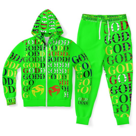 Goddi GG Logo Print ziphoodie and Jogger collection A10
